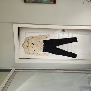 Cream Button-Up Shirt with Bird Print By Levi's